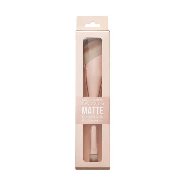 FLAWLESS STAY MATTE FOUNDATION DUAL ENDED BRUSH / BROCHA DE BASE DOBLE FLAWLESS STAY MATTE