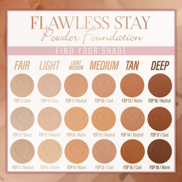 FLAWLESS STAY POWDER FONDATION / BASE EN POLVO