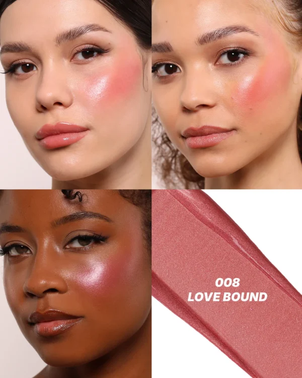LOVE STEADY SHIMMER BLUSH HIGHLIGHTER HYBRID / RUBOR ILUMINADOR BRILLANTE LOVE STEADY
