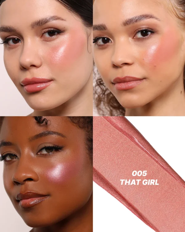 LOVE STEADY SHIMMER BLUSH HIGHLIGHTER HYBRID / RUBOR ILUMINADOR BRILLANTE LOVE STEADY